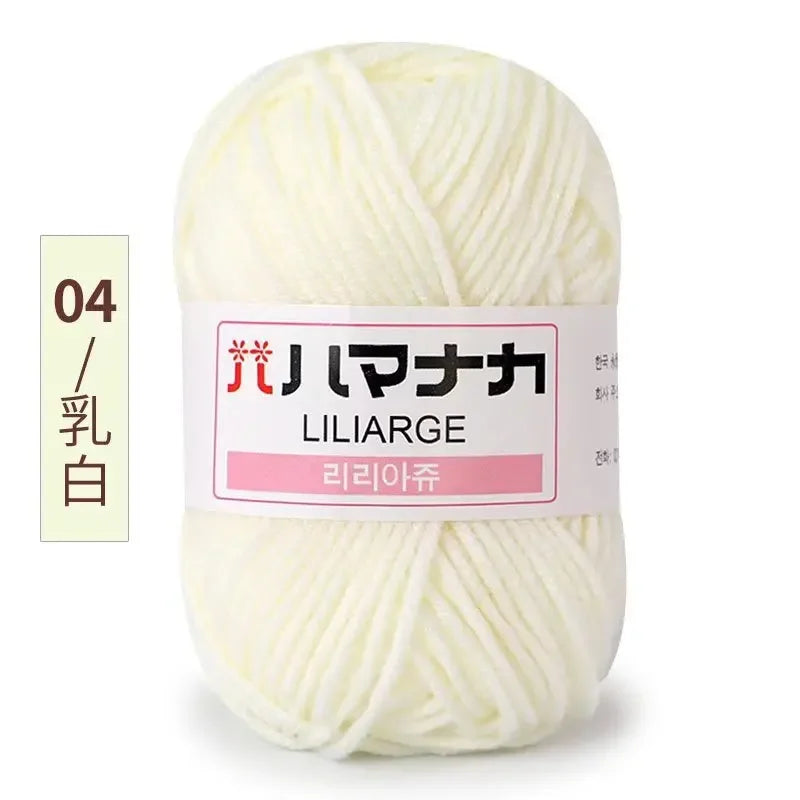 Milk Sweet Soft Cotton Baby Knitting Wool Yarn Thick Yarn