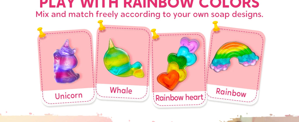 Unicorn Soap Making Kit Girl Crafts DIY Project for Kids Birthday Chirstmas Gift