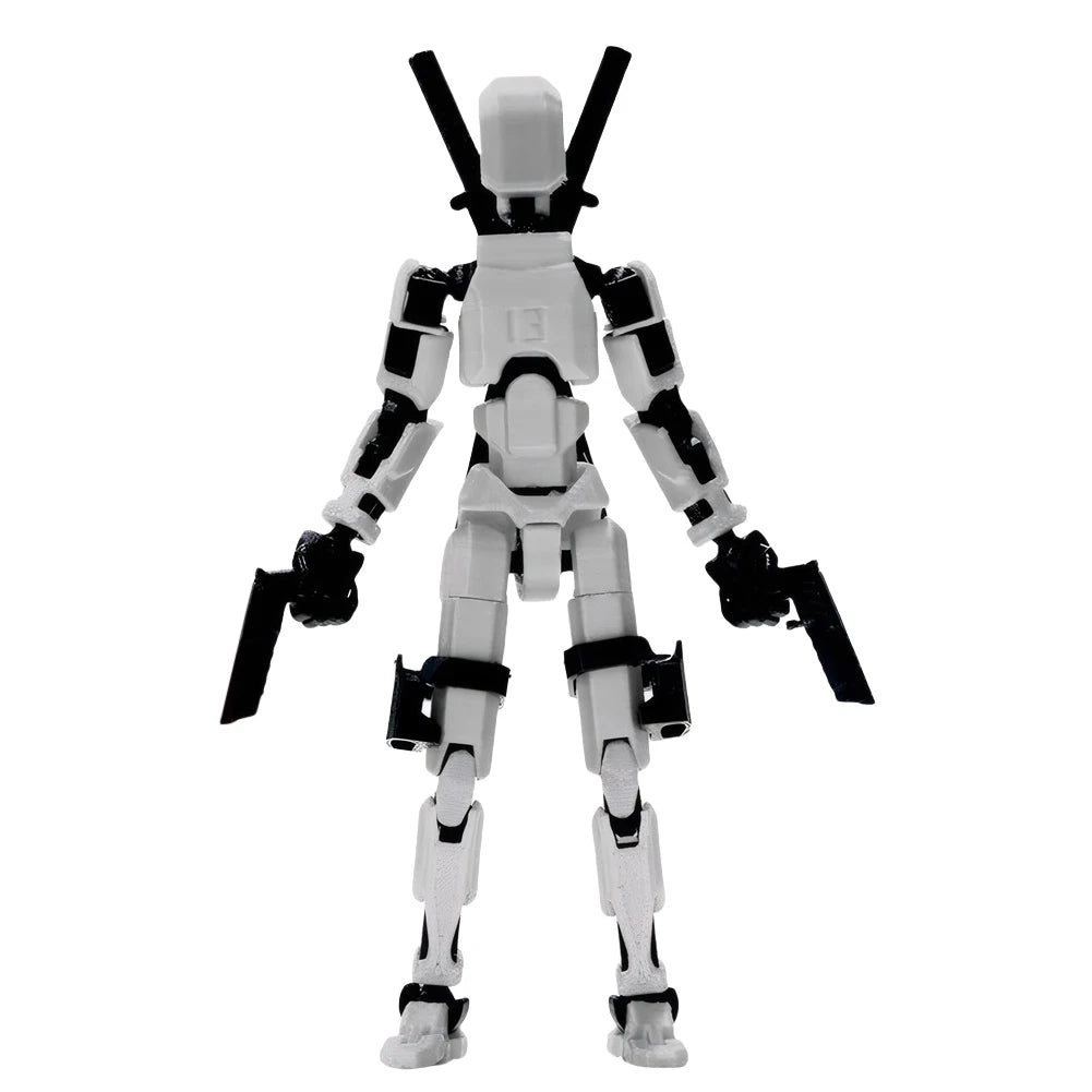 3D Printed Action Figure Multi-Jointed Action Figures Assembly