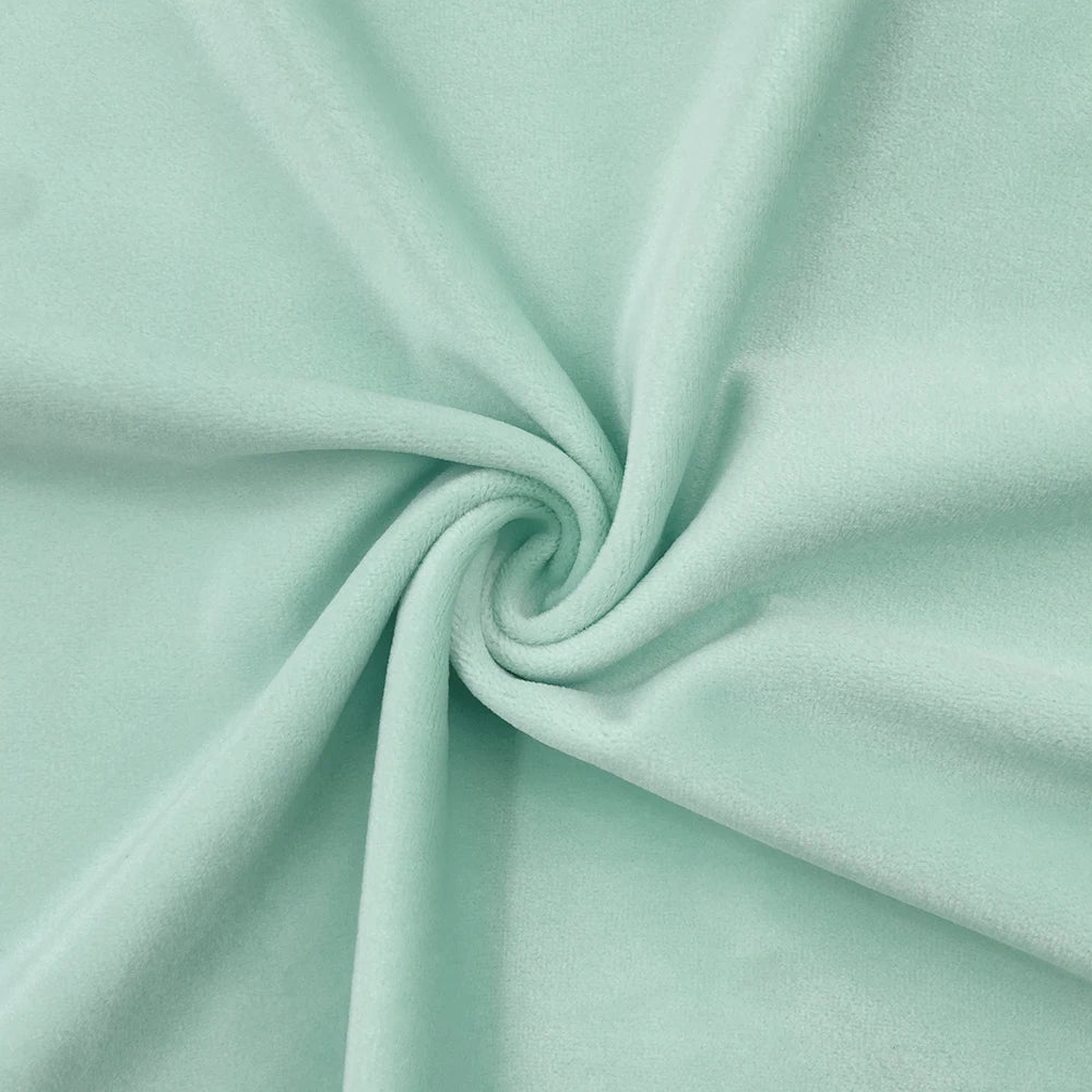 2024 Small Size 50x50cm Squishy Mochi Stetch Minky Fabric 95% Polyester 5% Spandex Stretch 4 Side Plush Fabric For Diy SewingToy
