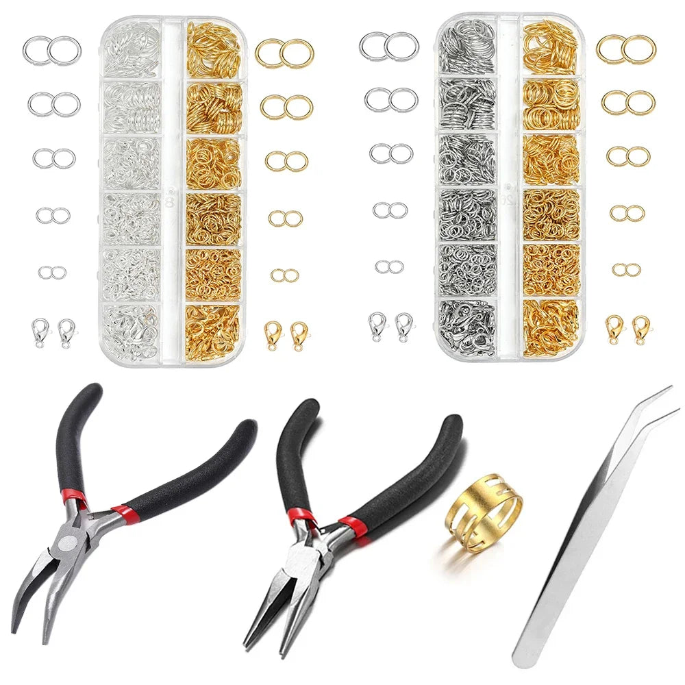 930pcs/Box Jewelry Findings Kits  Jewelry Making