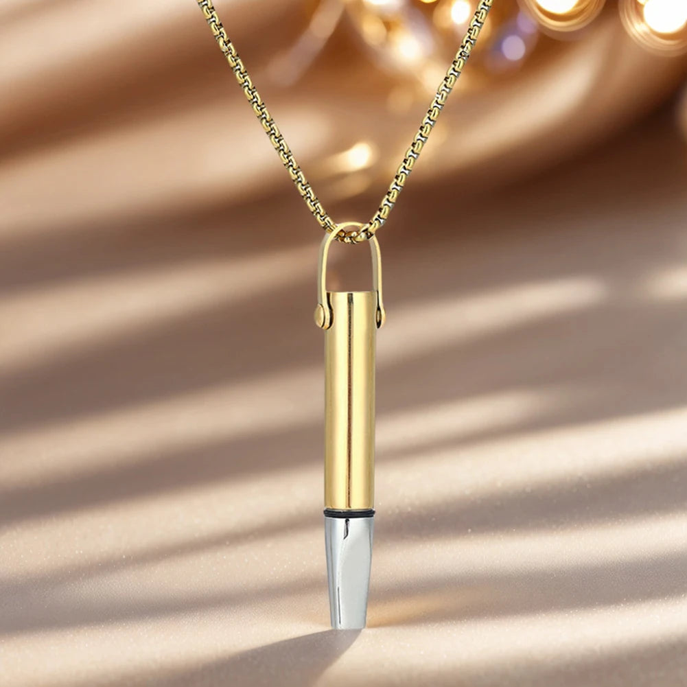 Breathing Resistance Whistle Necklace Breathing Necklace