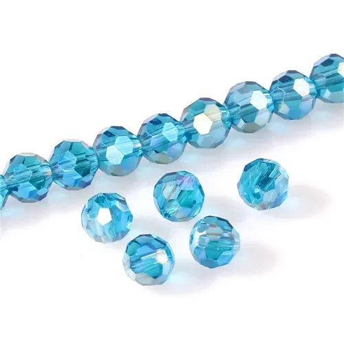 Round Spacer Glass Beads For Jewelry Making DIY Accessories