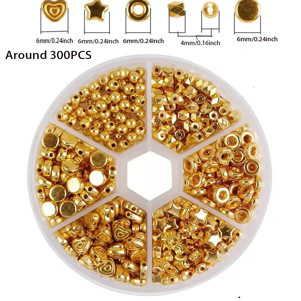 300/500pcs/800 CCB ABS Beads for Jewelry Making kit