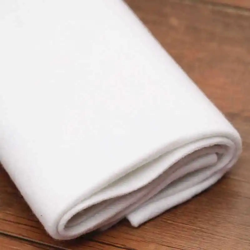 50*100CM Iron-On Fusible Fleece Interfacing Adhesive Cotton Batting Filler