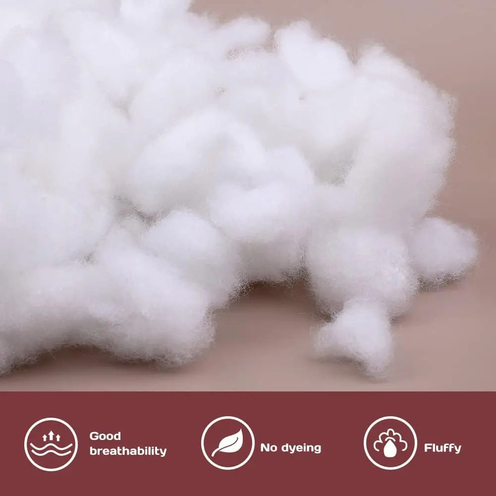 Polyfill Stuffing Fiber Fill White High Resilience Premium Fiberfill Crochet Stuffing