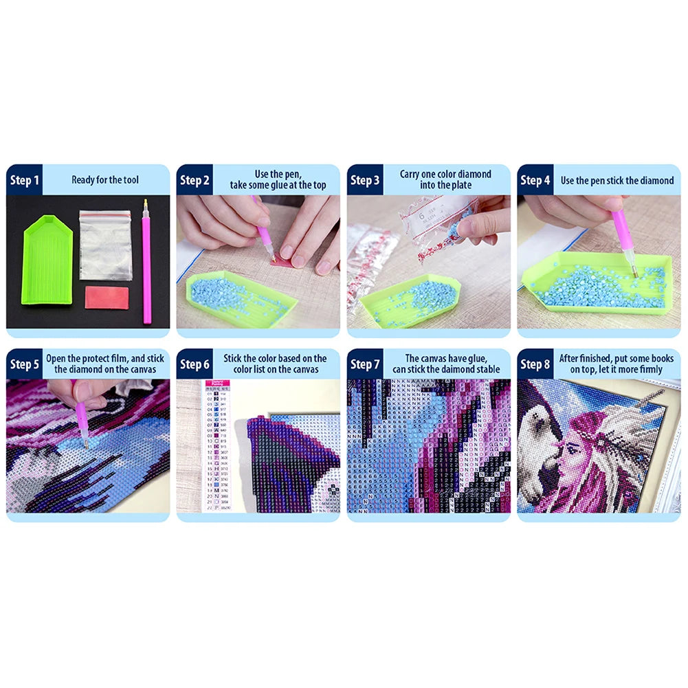 New 5D Diamond Painting Street Shops