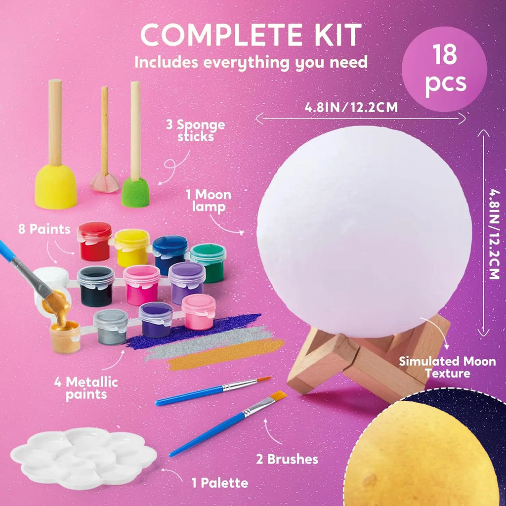JOYFY DIY 3D Moon Night Light For Kids