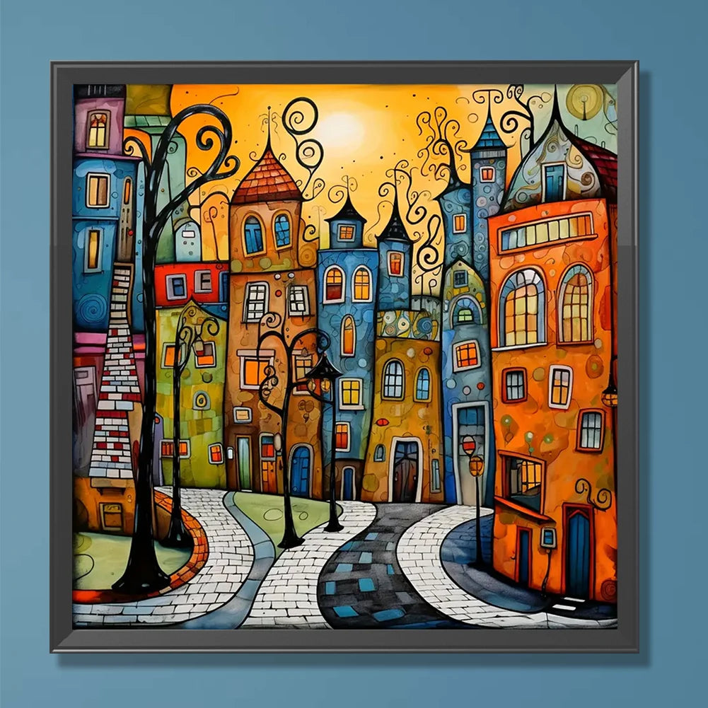 New 5D Diamond Painting Street Shops