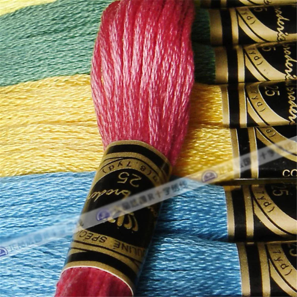 High Quality Cross stitch Floss Embroidery thread ,447 color
