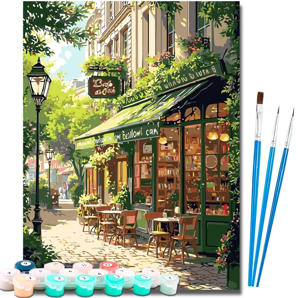 Diy Art Landscape Paint By Numbers For Adult