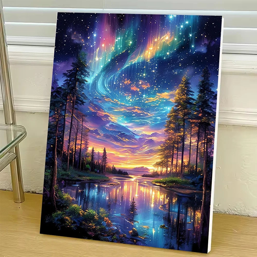 Landscape Diy Art Paint By Numbers For Adult Scenery