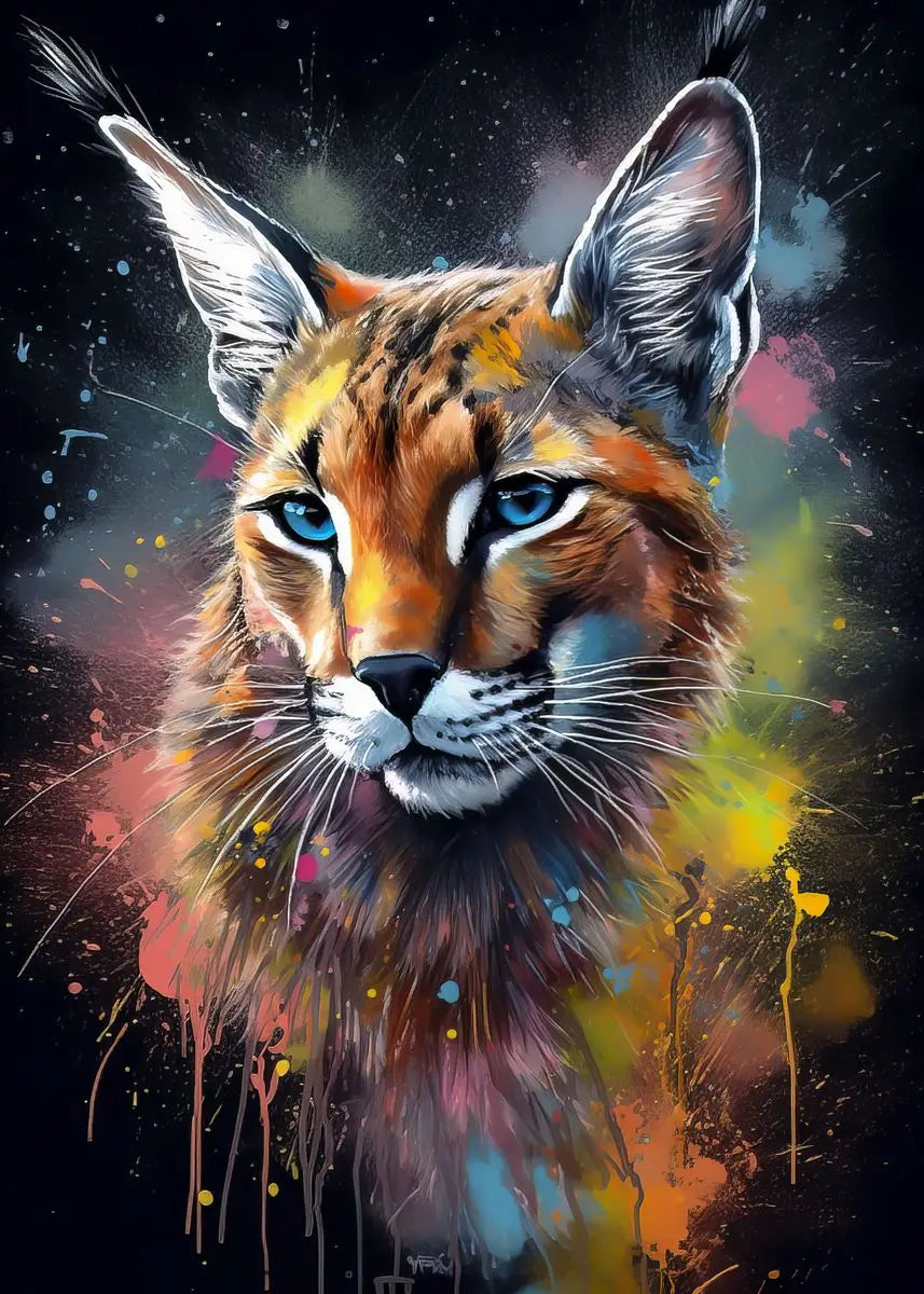 AB Fairy Dust Watercolor Various Cats 120 Colors Diamond Painting With Sticker Lovely Animals Modern On The Wall Art Kids Decor