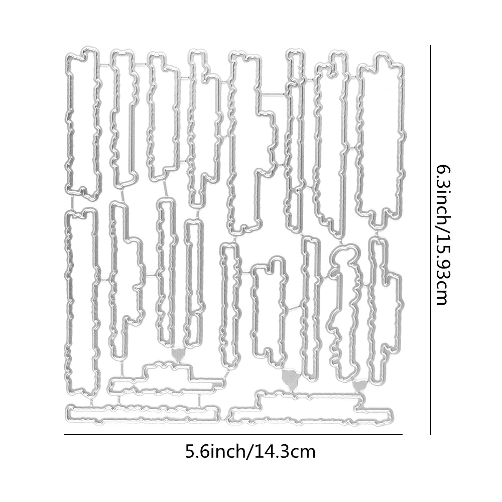 Happy Birthday Sentiments Transparent Clear Stamps and Cutting Dies For DIY Craft Making Card Photo Album Scrapbooking Decoratio