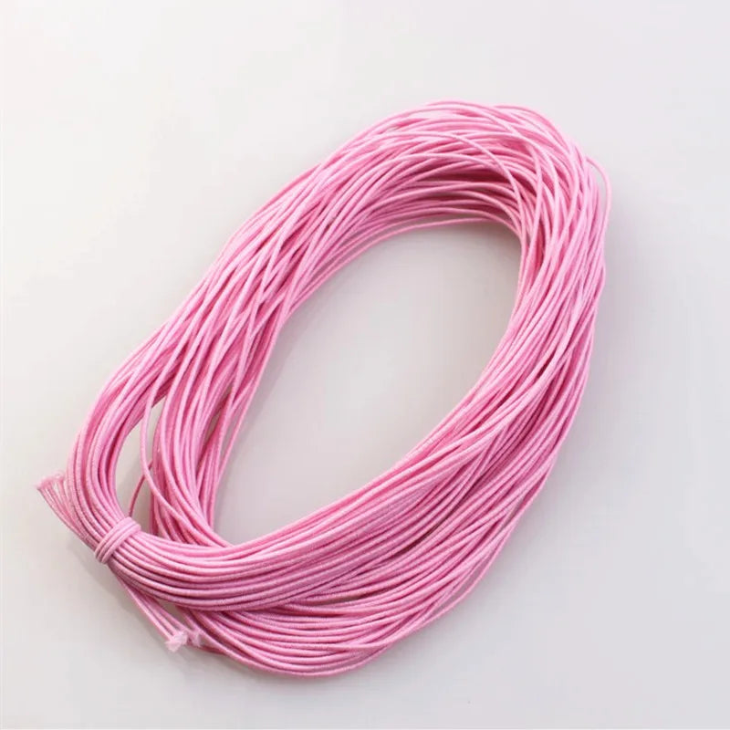 Braided Elastic Cord Beading Threads Stretch String  Crafting Cords