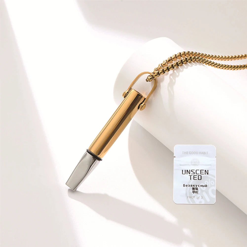 Breathing Resistance Whistle Necklace Breathing Necklace