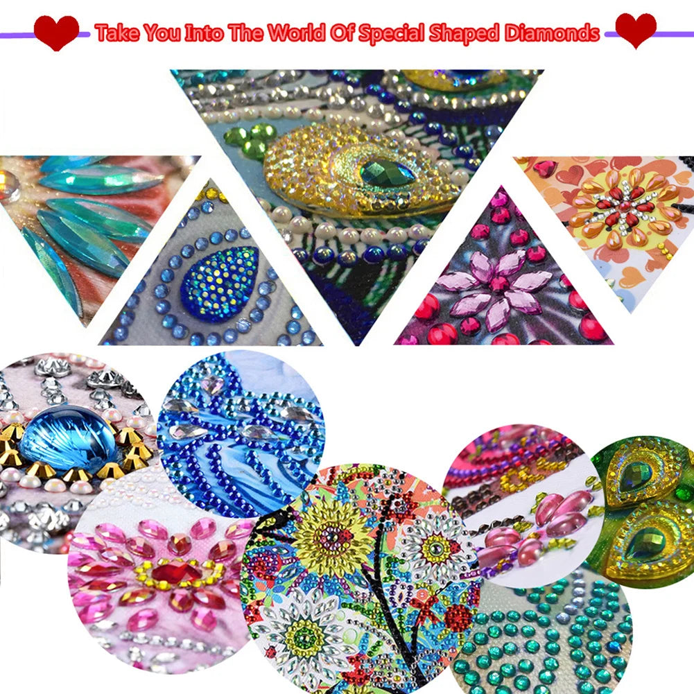 2Pccs Colorful Animal Diamond Painting Kit