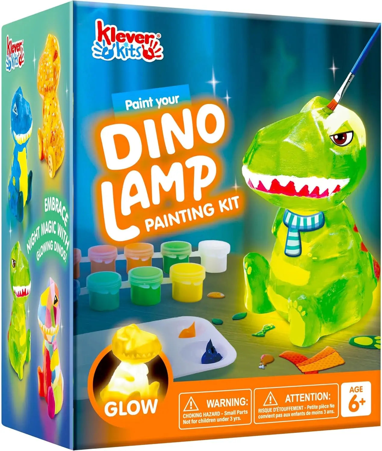 JOYFY Kids DIY Night Light Paint Your Own Cat Lamp