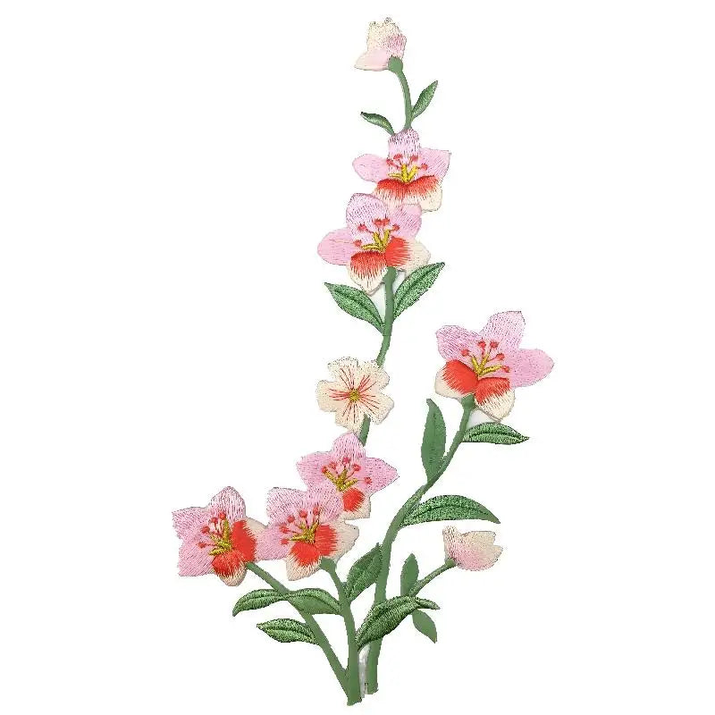 Flower Ironing Stickers Embroidered Patches Decals Skirts Clothing Accessories