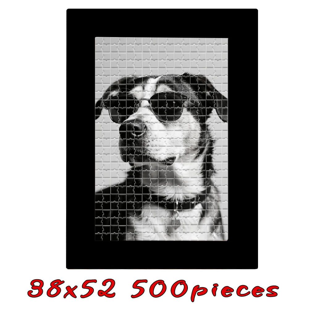 【Custom Framed Wooden Puzzles, Custom Graduation Photo Puzzles as Gifts, Personalized, Multiple Color Sizes Wooden Frames, Gifts