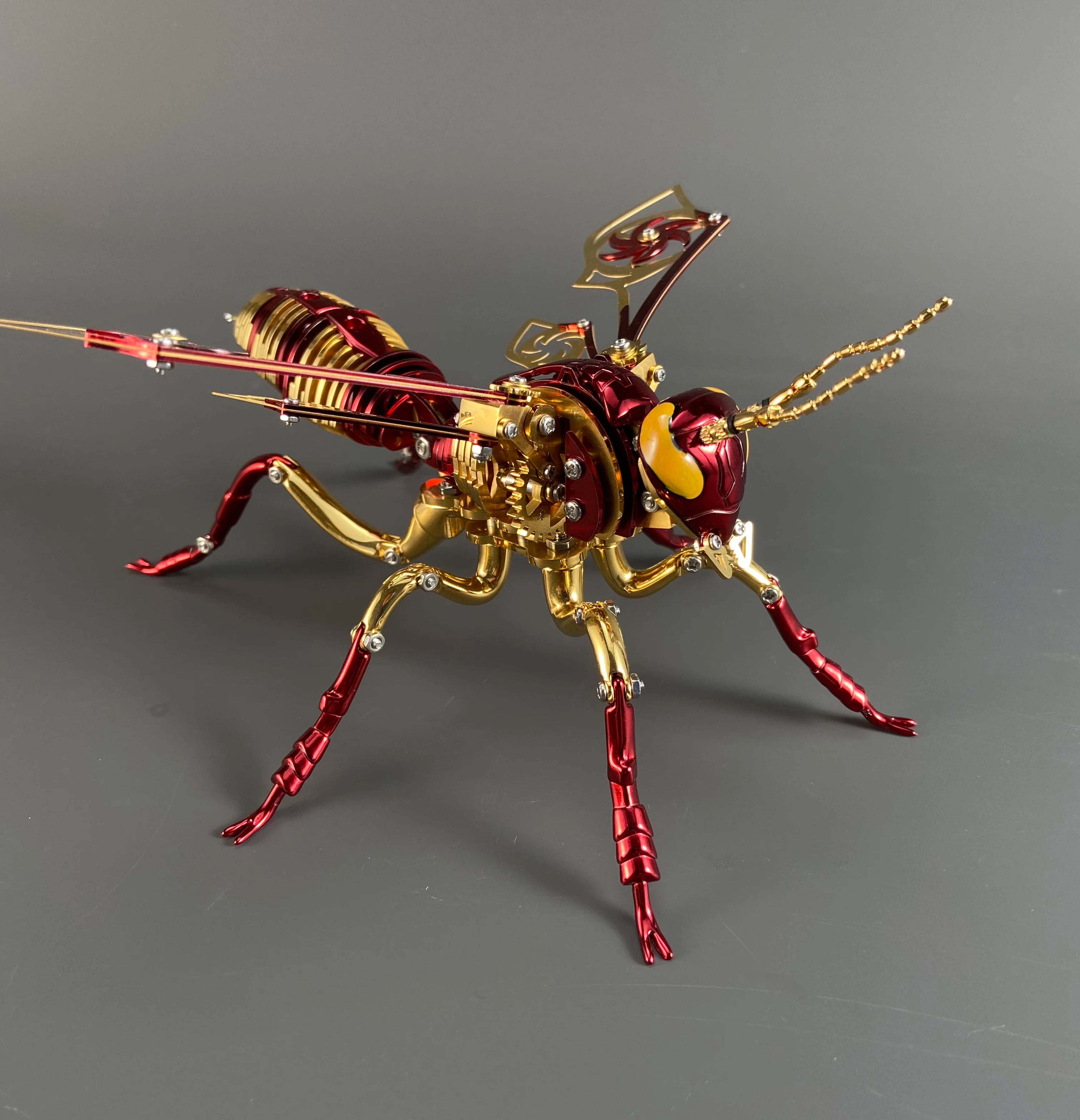 Large Wasp 3D Puzzle Metal Assembly Model Mechanical lnsect Toy for Boy Kids