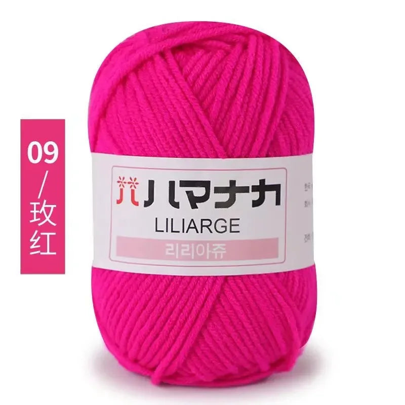 Milk Sweet Soft Cotton Baby Knitting Wool Yarn Thick Yarn