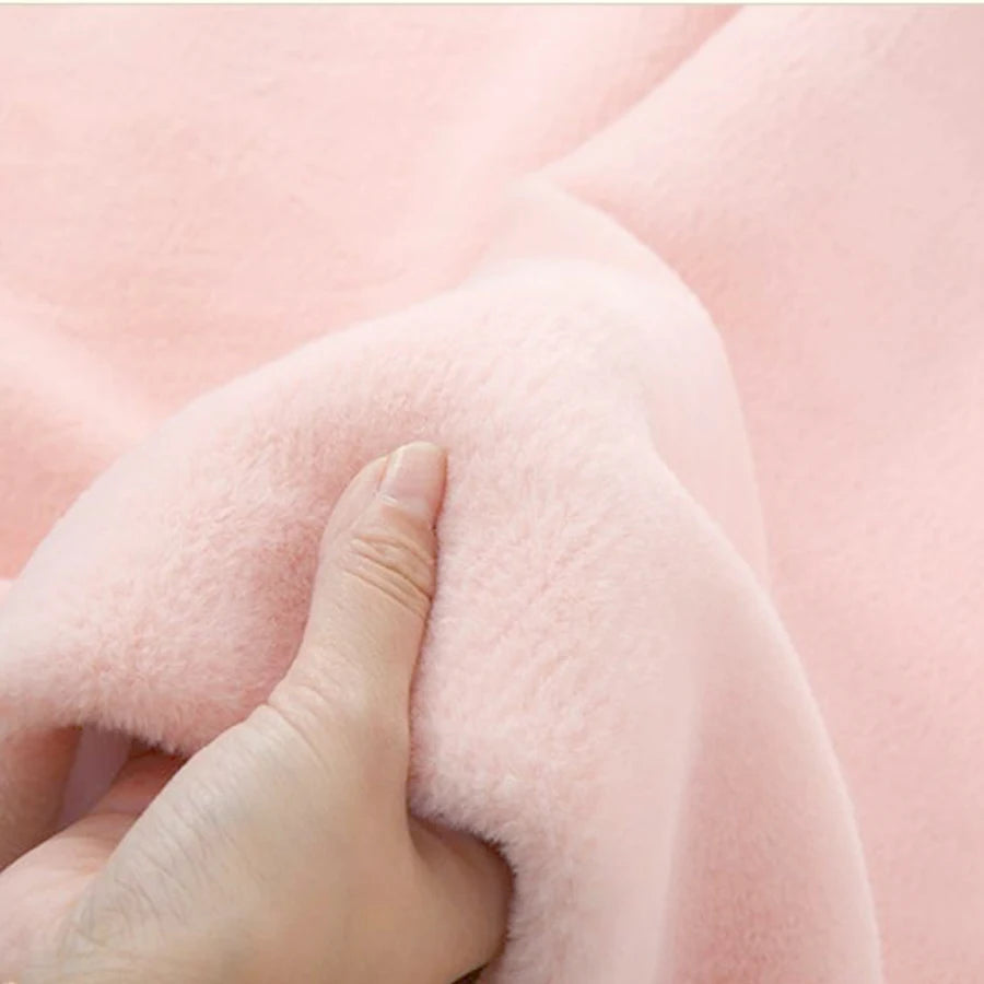 Plush Encryption Thickening fabric solid Solf Atrtificial