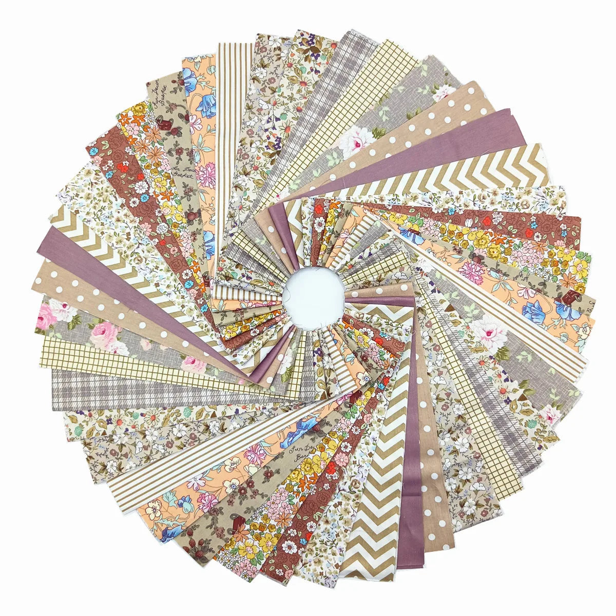 Colorful Printed Precuts Fabric Jelly Rolls Sewing Material Cotton Strip DIY Cotton Patchwork Strips