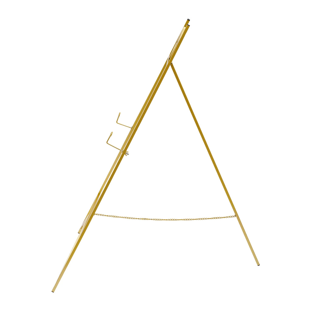 2 Pack Portable Art Gold Easel Stand for Wedding Sign & Poster