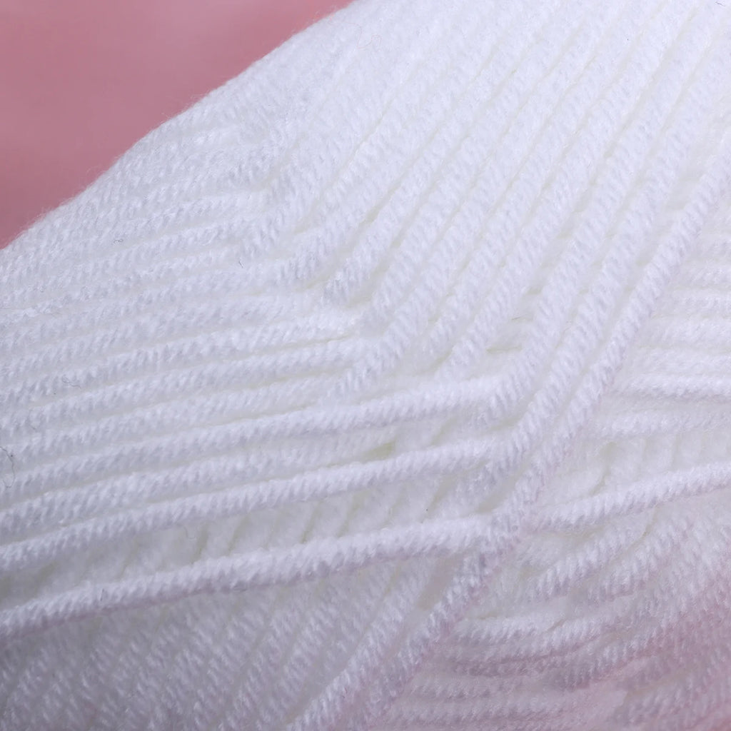 50g Milk  Crochet Knitting Wool Yarn Warm