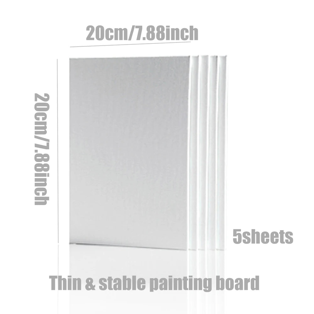 DIY Art Painting Drawing Set Waterproof Paint Brush Palette