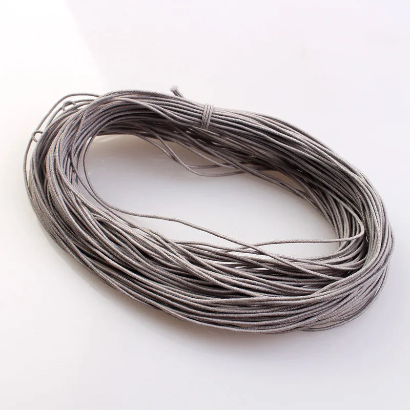 Braided Elastic Cord Beading Threads Stretch String  Crafting Cords
