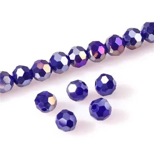 Round Spacer Glass Beads For Jewelry Making DIY Accessories