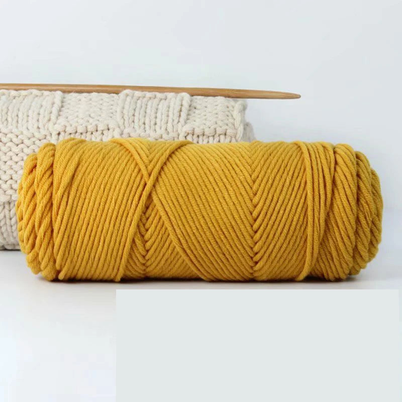 8-strand Cotton Select Yarn 100g, Light Worsted Thick Yarn For DIY Knitting Baby Wool Crochet Scarfcoat Sweater Weave Thread