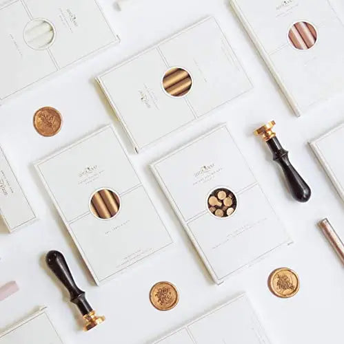 8pcs Pearl White Glue Gun Sealing Wax Sticks for Wax Seal Stamp Great for Wedding Invitations, Cards Envelopes, Christmas Gift