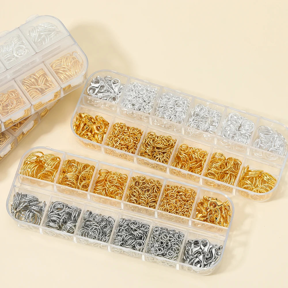 930pcs/Box Jewelry Findings Kits  Jewelry Making
