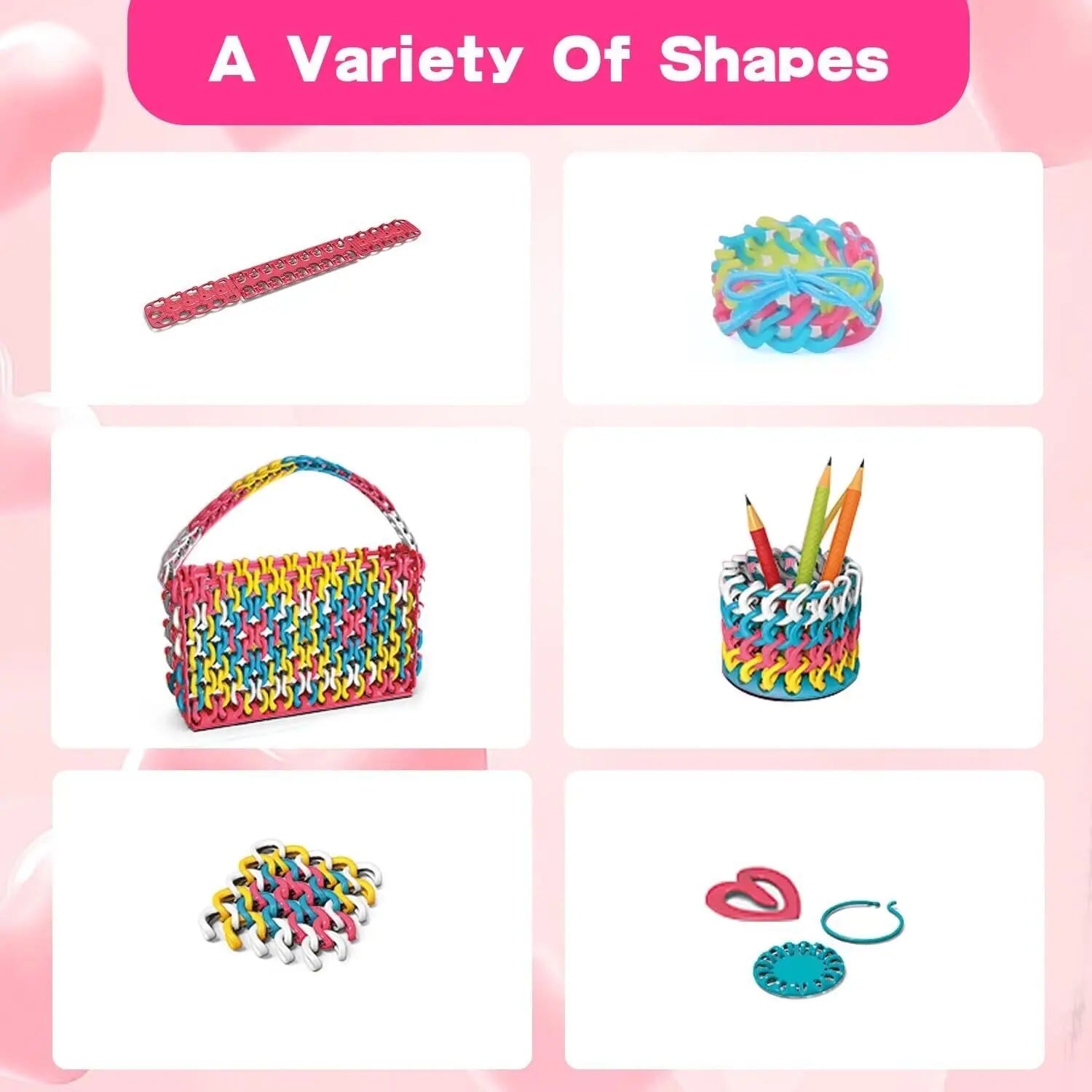 DIY Toys Puzzle Creative Ribbon Woven Hand Ropes