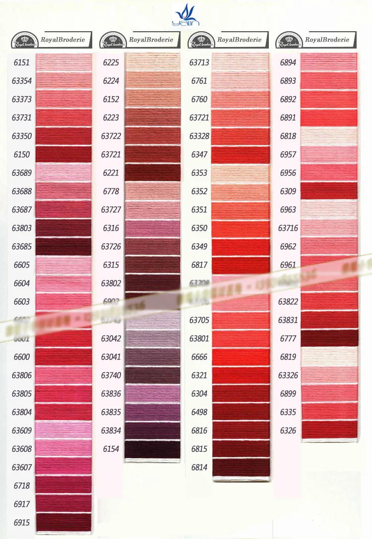 High Quality Cross stitch Floss Embroidery thread ,447 color