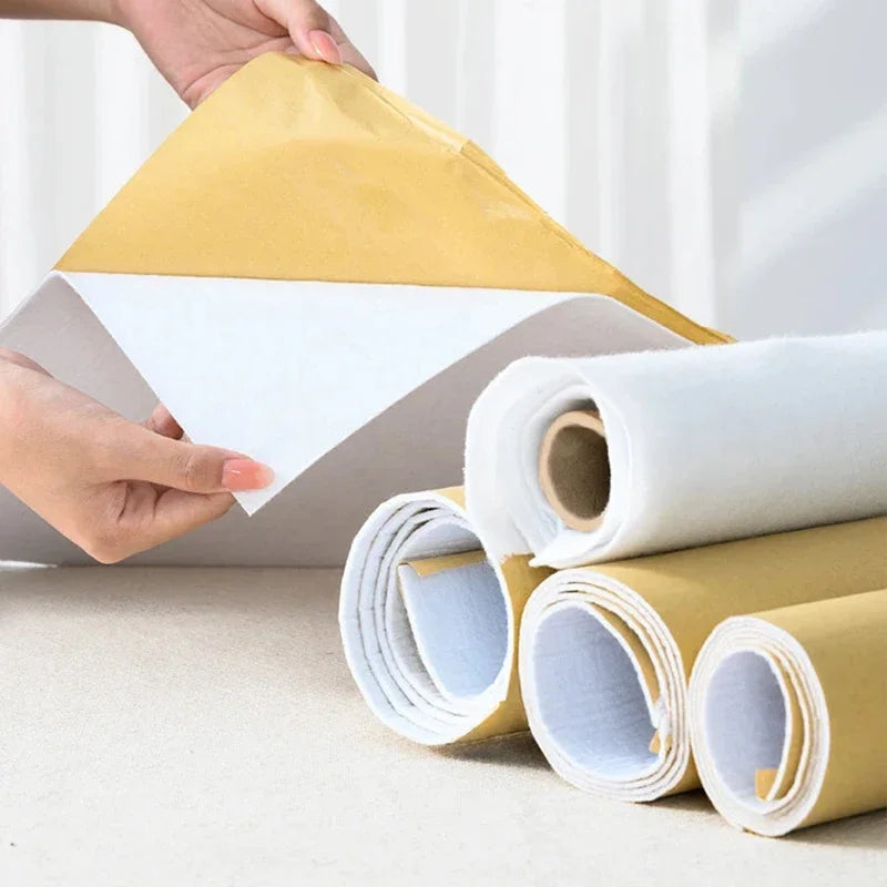 100x50cm Self Adhesive Sticker Cotton Polyester Padding DIY Craft Self Adhesive