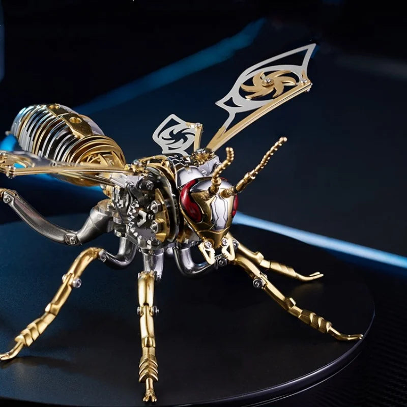 Large Wasp 3D Puzzle Metal Assembly Model Mechanical lnsect Toy for Boy Kids