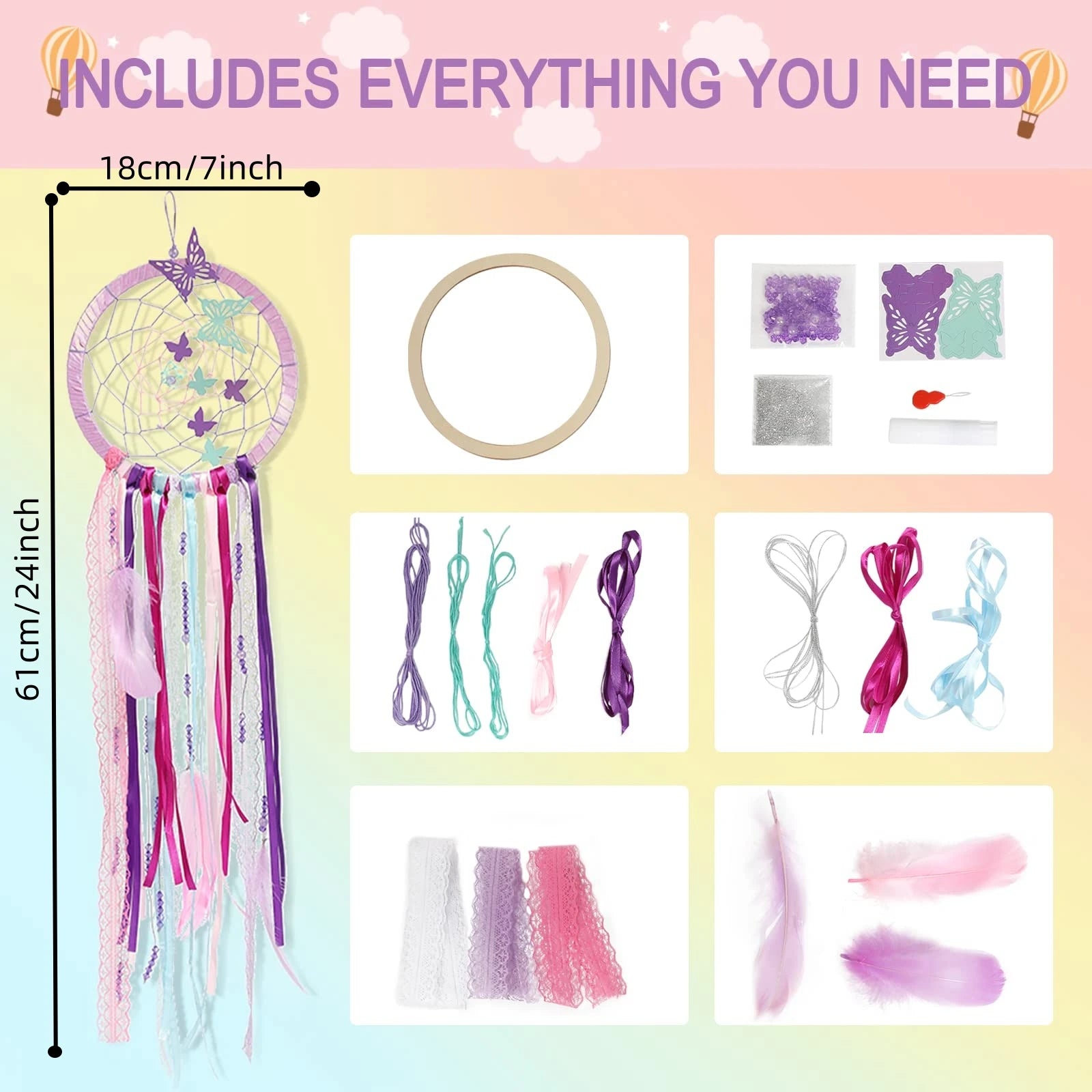 Dream Cather  Decorations Supplies Kit Sets
