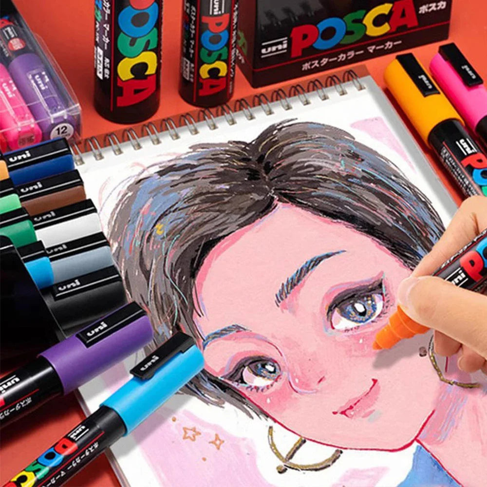 15Colors Marker Pen Set, Acrylic POP Poster, Pen/Graffiti