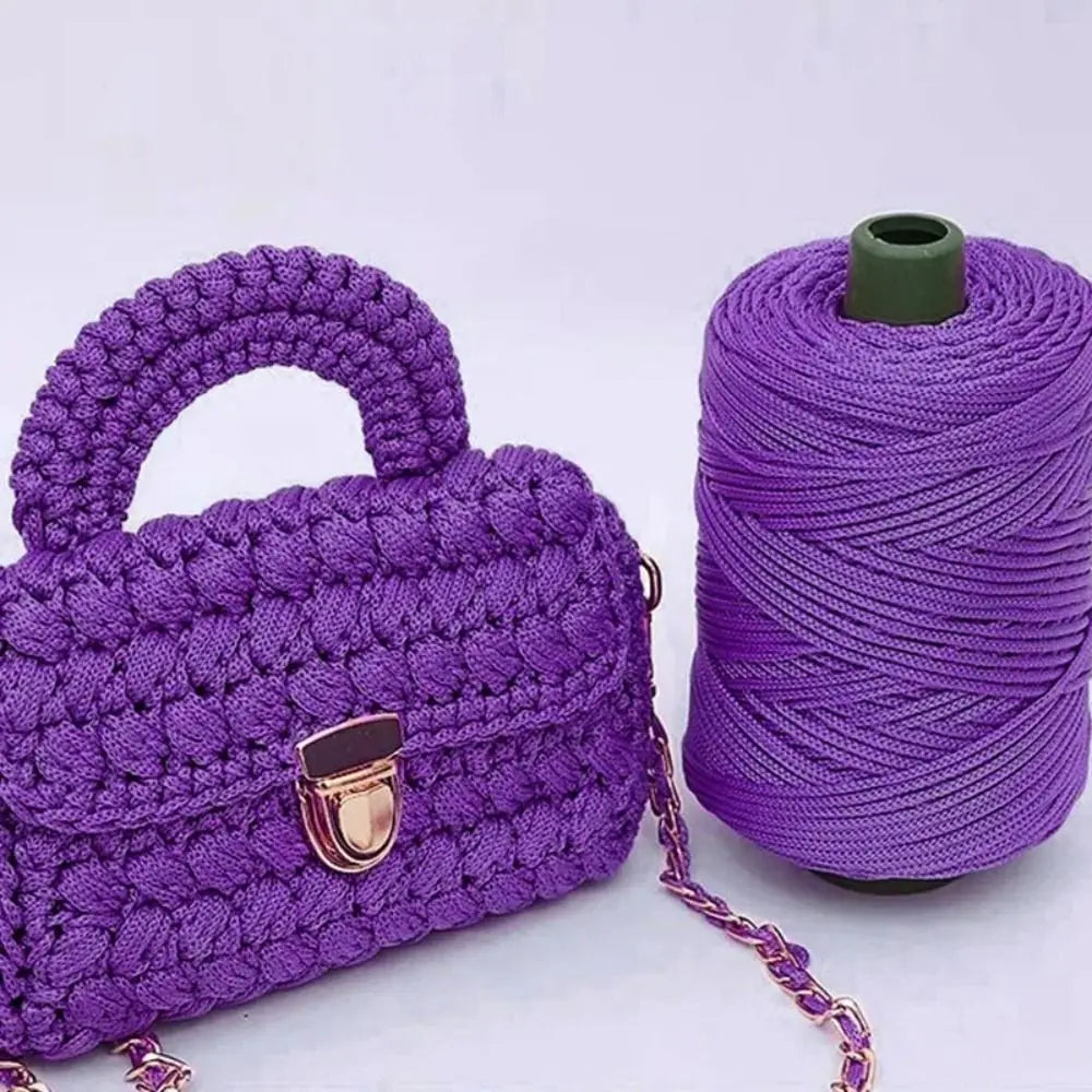 3mm Handmade Ice Rope Thread DIY Hook Cushion Beginners Crochet Yarn