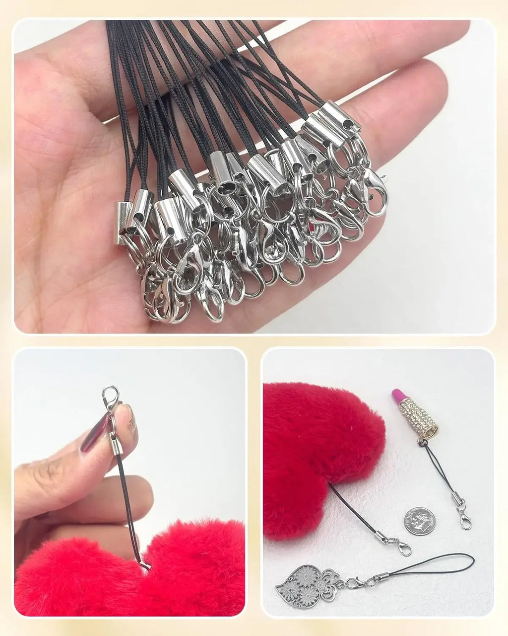 10/20/50Pcs Lanyard Lobster Clasp