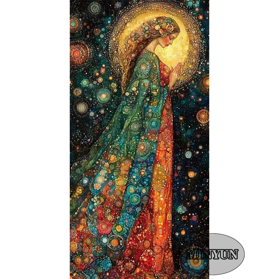 Diamond Painting Art DIY Mosaic Women Flower and Bird Embroidery Cross Stitch 5D Round Square Rhinestone Home Wall Decoration