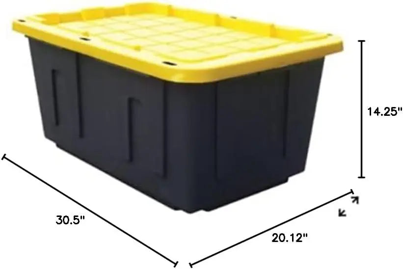 Extra Strong 27 Gallon,great for arts and crafts storage. Storage Bin (4pack)