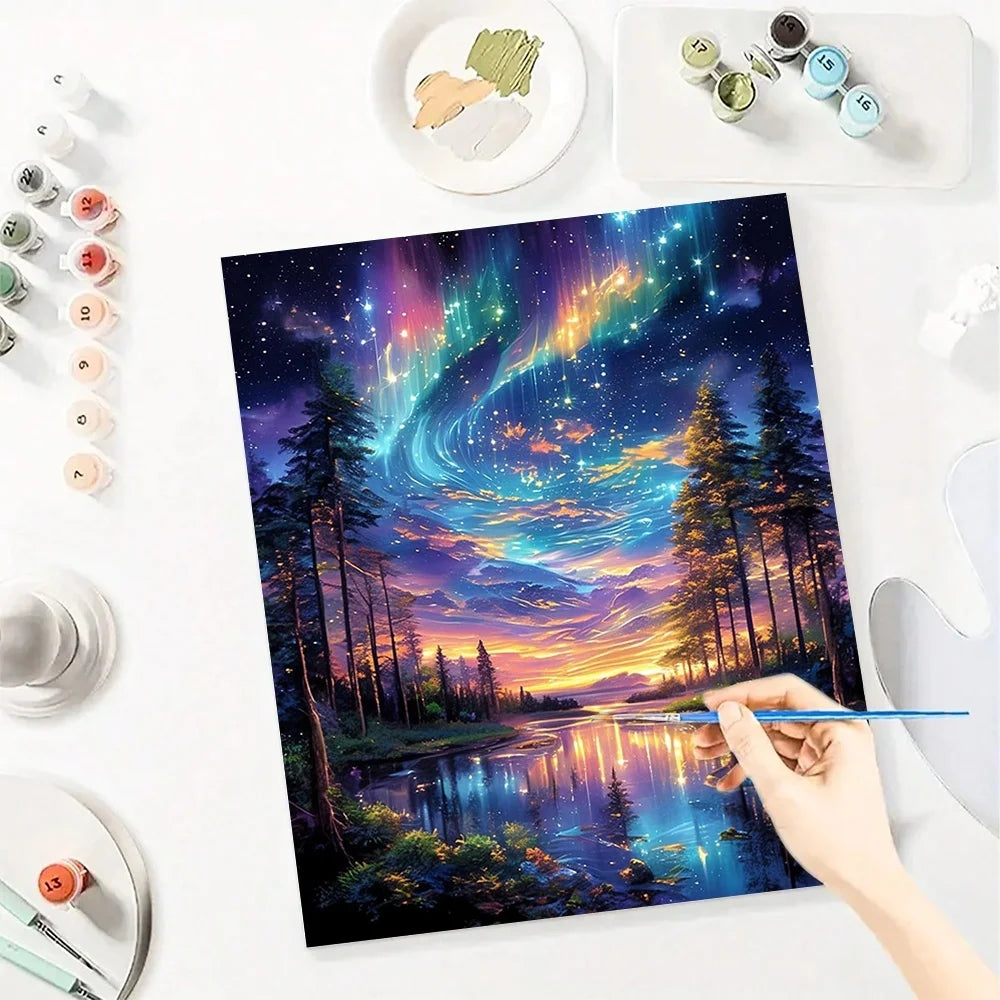 Landscape Diy Art Paint By Numbers For Adult Scenery