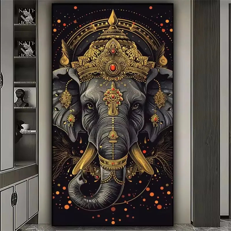 Ganesha Hindu DIY Diamond painting New 2026, DIY Religion Art for Home Decoration Gift.