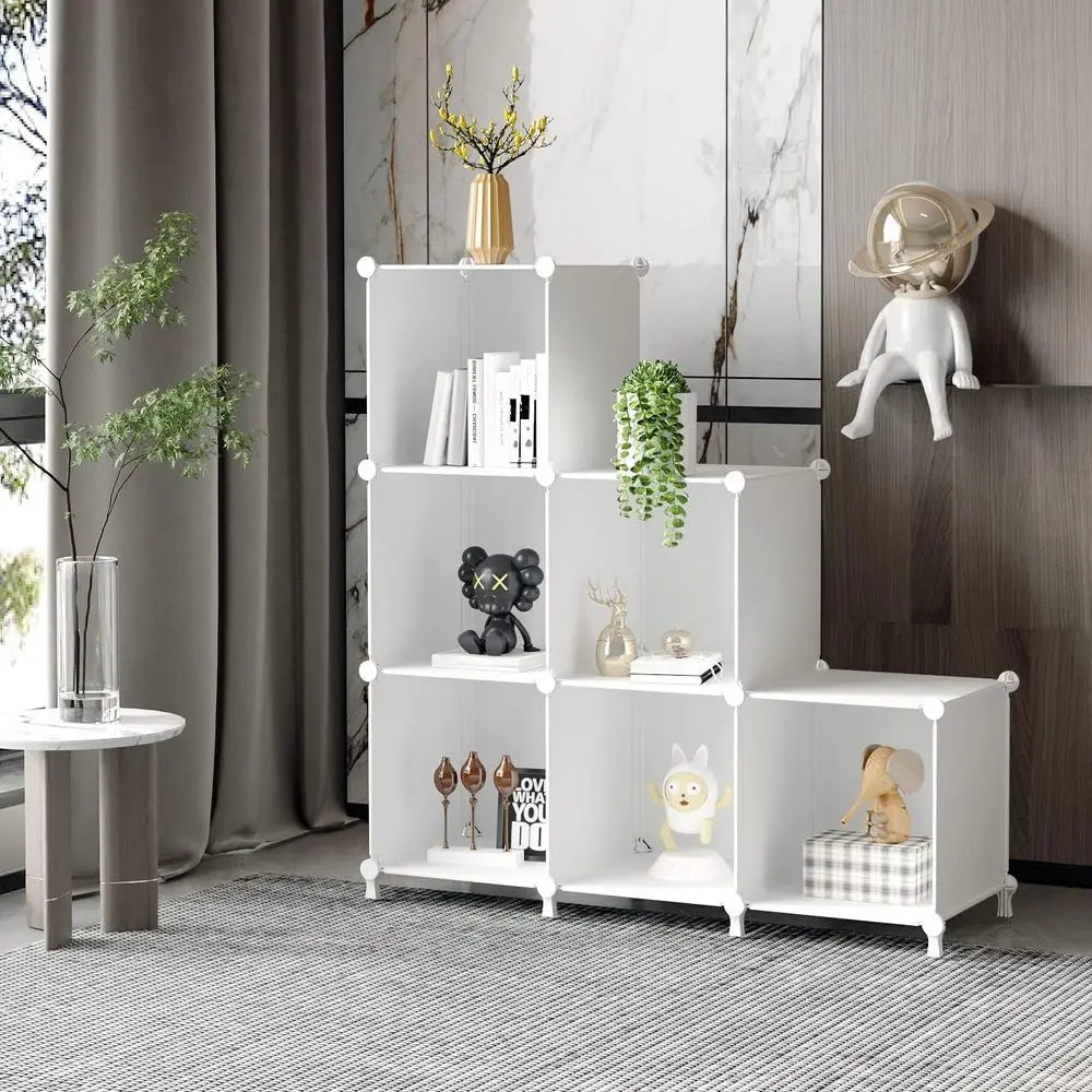 Cube Storage Organizer, Shelves, perfect for crafting accessories such as yarn and needles.