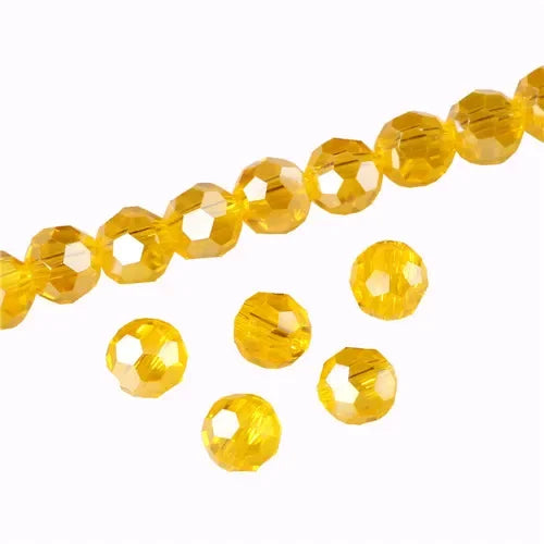 Round Spacer Glass Beads For Jewelry Making DIY Accessories